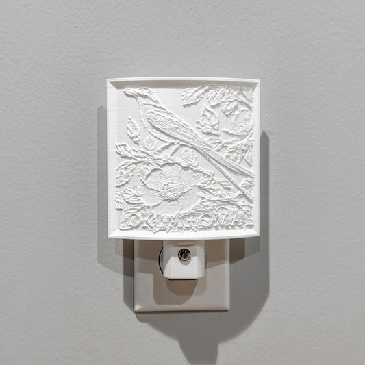 Oklahoma State Bird & Flower Nightlight
