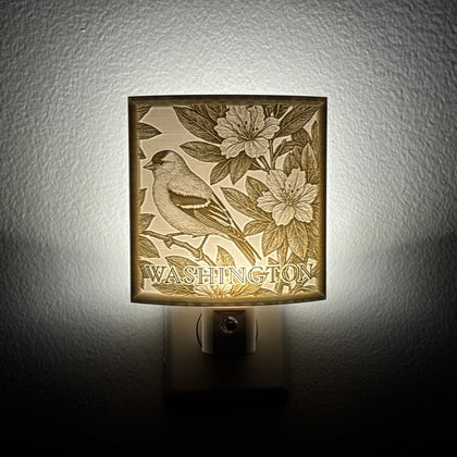 Washington State Bird & Flower Nightlight