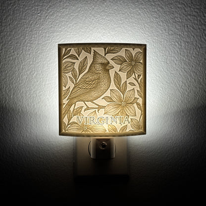 Virginia State Bird & Flower Nightlight