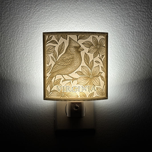 Virginia State Bird & Flower Nightlight