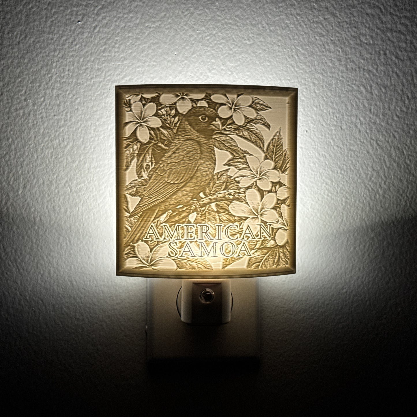 American Samoa Bird & Flower Nightlight