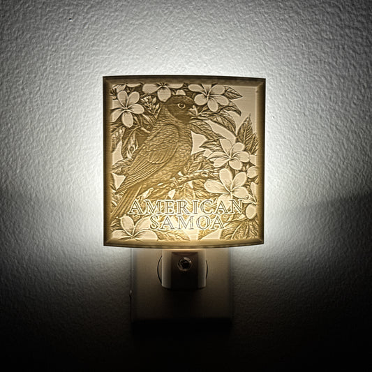 American Samoa Bird & Flower Nightlight