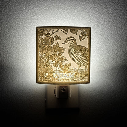 Guam Bird & Flower Nightlight