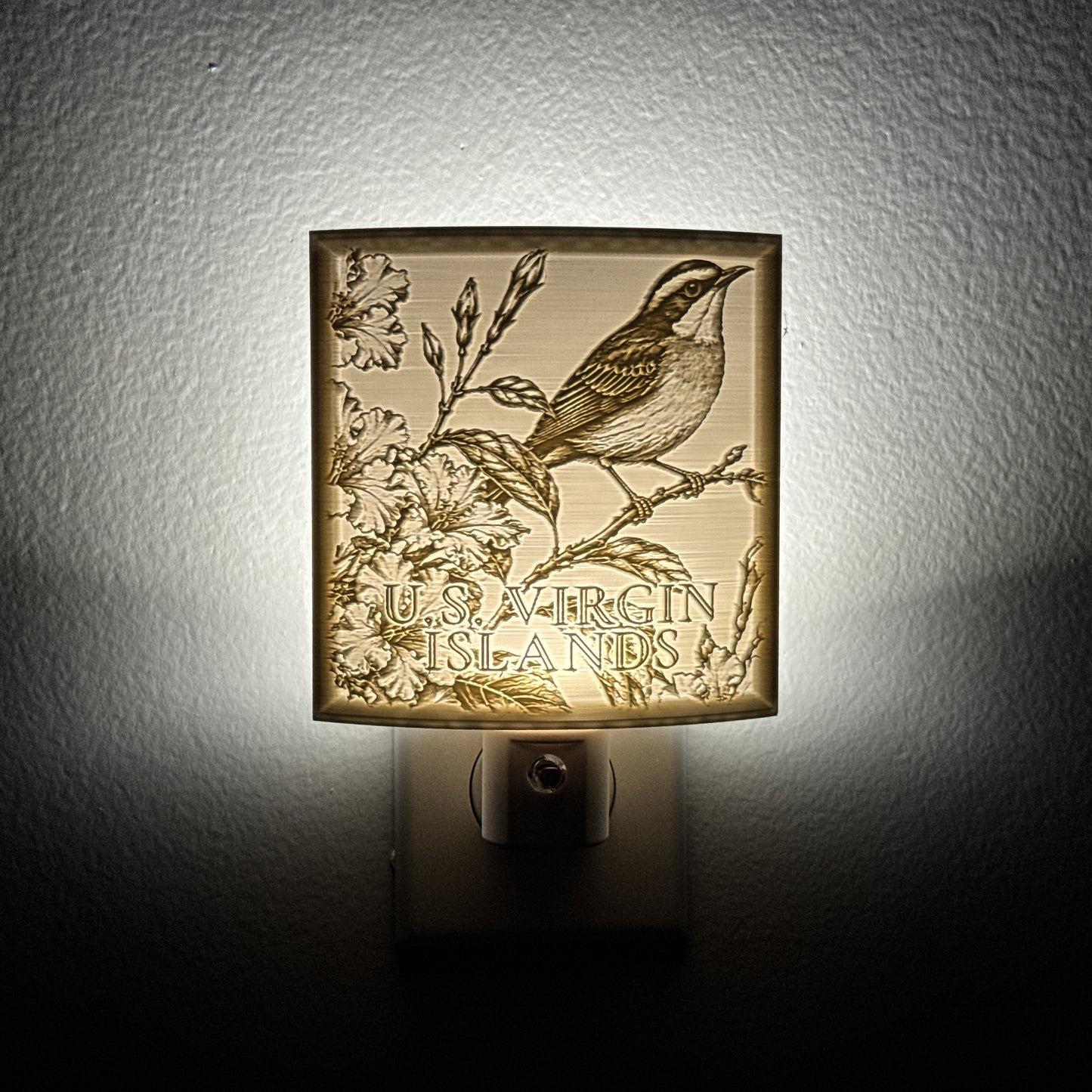 U.S. Virgin Islands Bird & Flower Nightlight