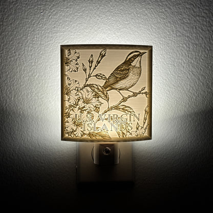 U.S. Virgin Islands Bird & Flower Nightlight
