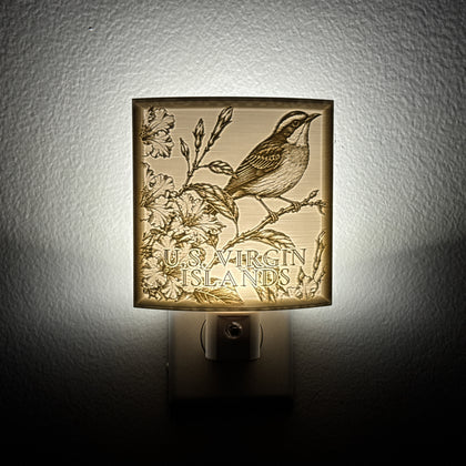 U.S. Virgin Islands Bird & Flower Nightlight