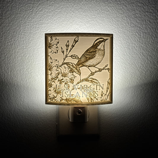 U.S. Virgin Islands Bird & Flower Nightlight