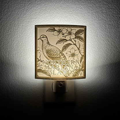 Northern Mariana Islands Bird & Flower Nightlight