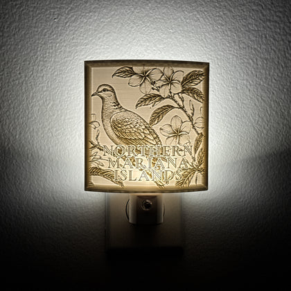 Northern Mariana Islands Bird & Flower Nightlight