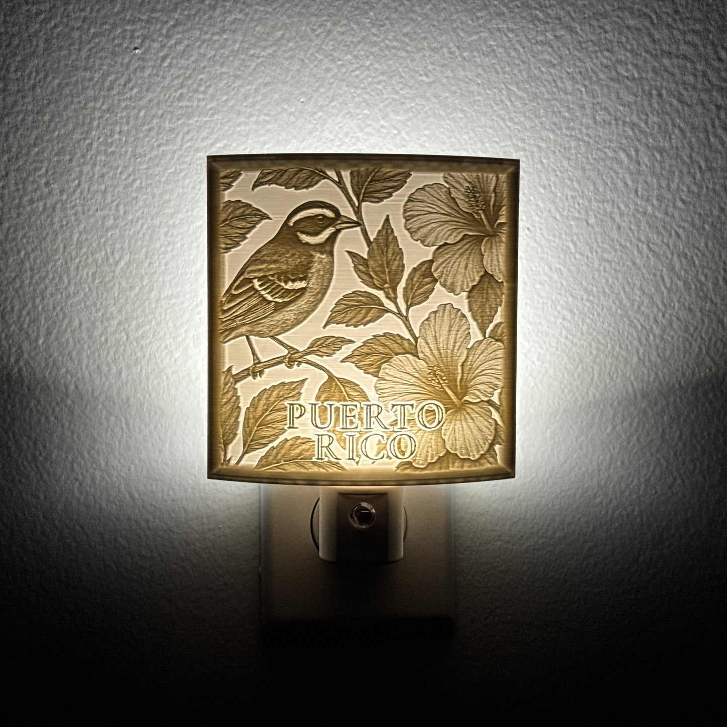 Puerto Rico Bird & Flower Nightlight