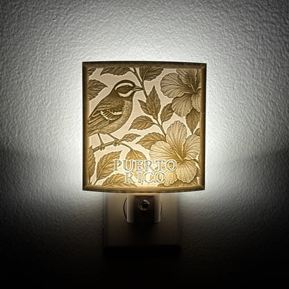 Puerto Rico Bird & Flower Nightlight