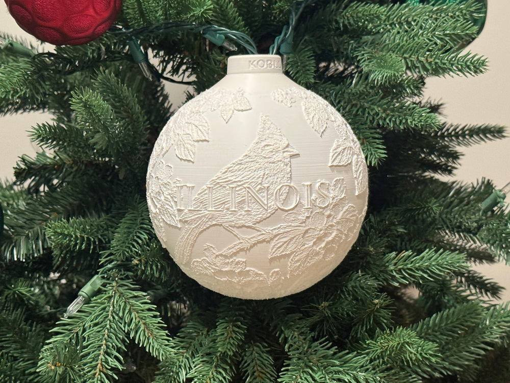 Illinois State Bird & Flower Ornament