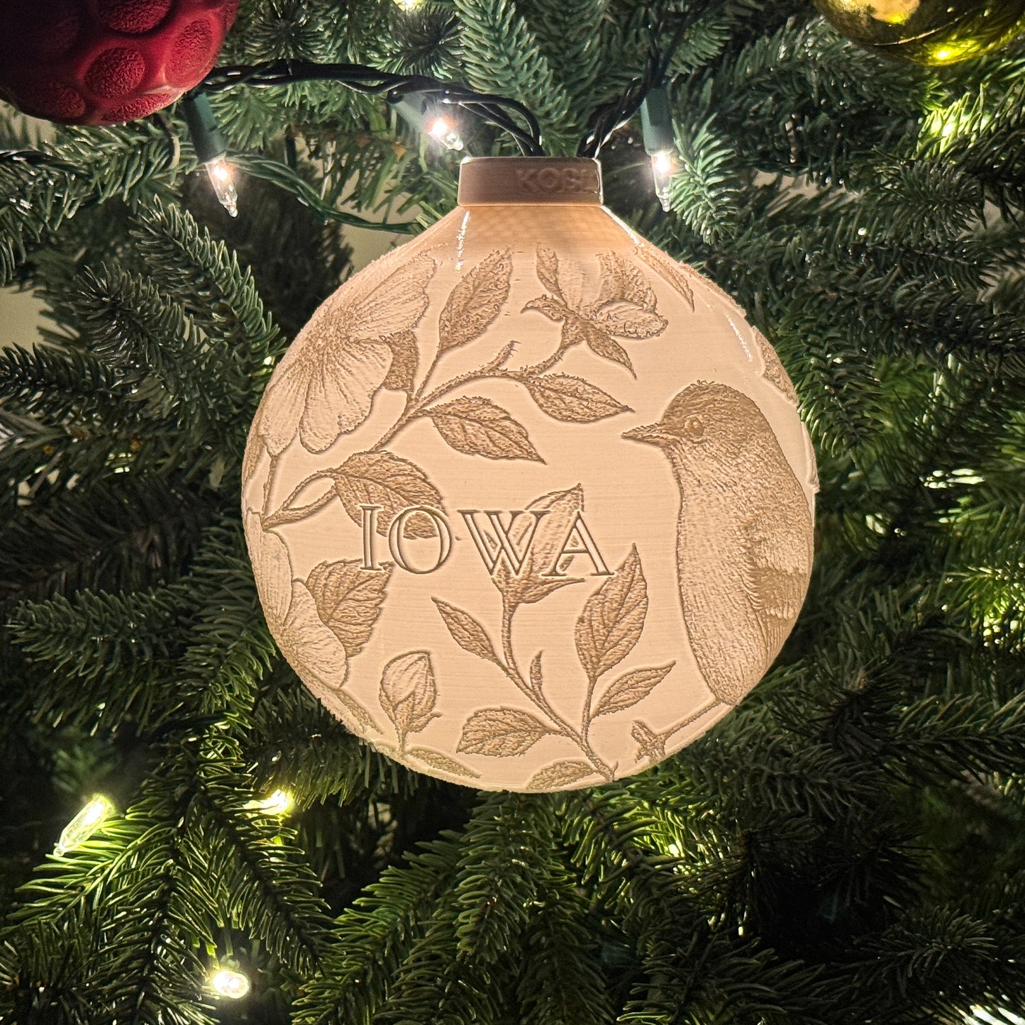 Iowa - Ornament On