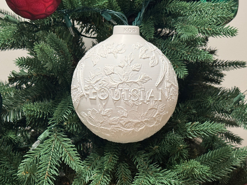 Louisiana State Bird & Flower Ornament