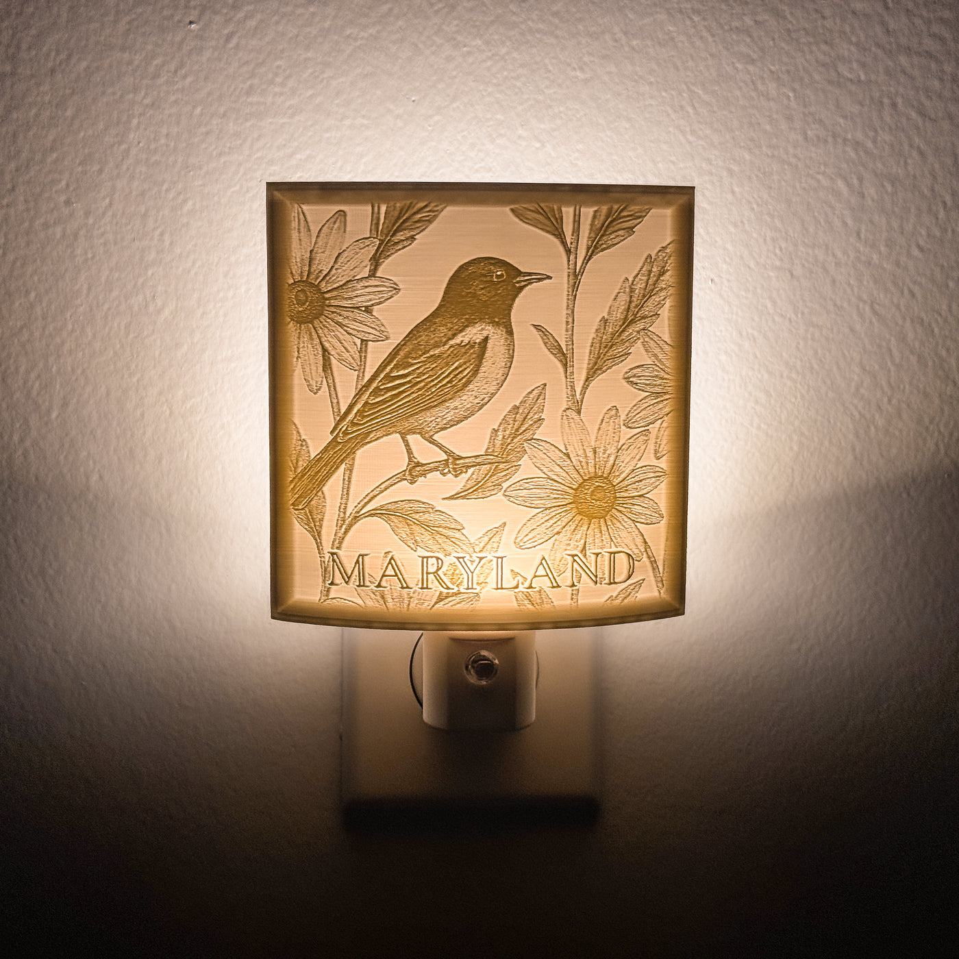 Maryland State Bird & Flower Nightlight