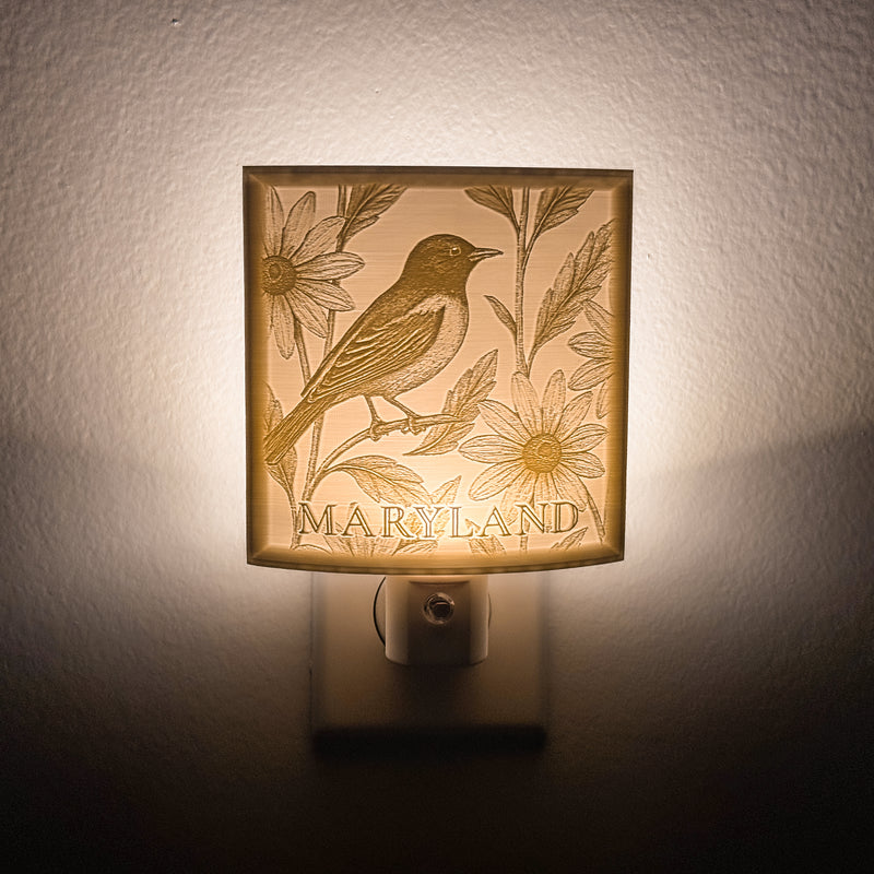 Maryland State Bird & Flower Nightlight