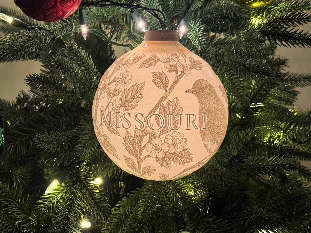 Missouri State Bird & Flower Ornament