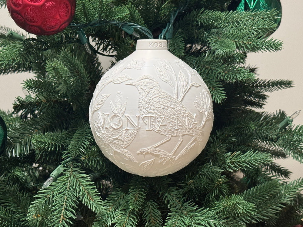 Montana State Bird & Flower Ornament