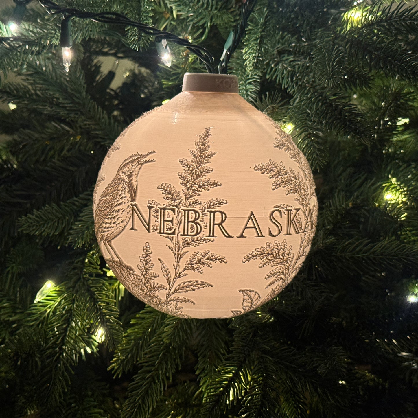 Nebraska - Ornament On