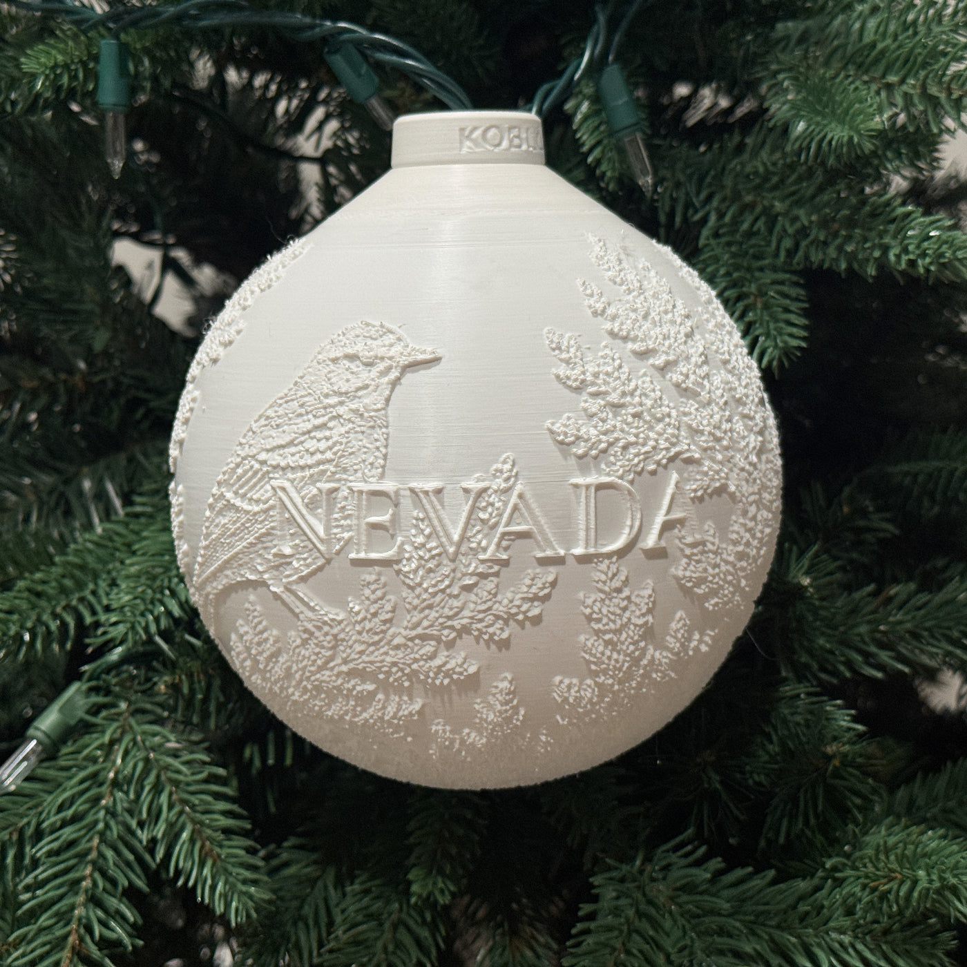 Nevada State Bird & Flower Ornament