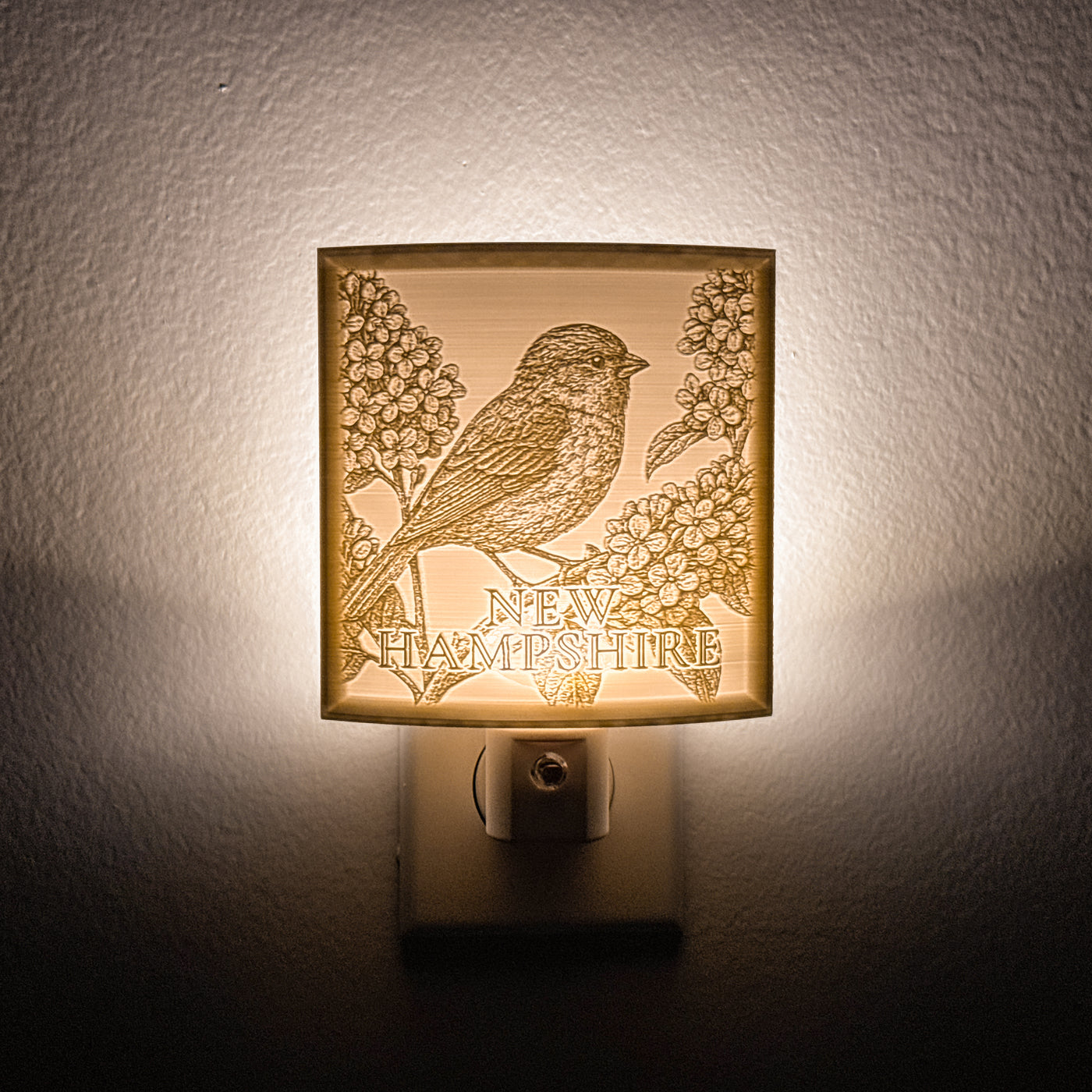 New Hampshire State Bird & Flower Nightlight