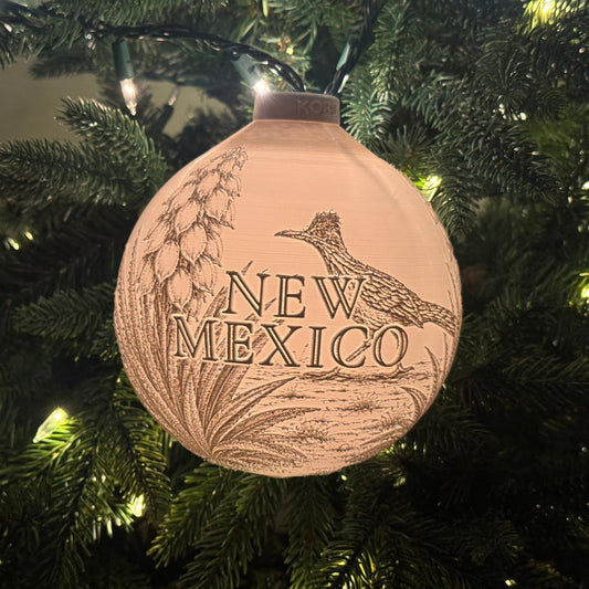 New Mexico State Bird & Flower Ornament