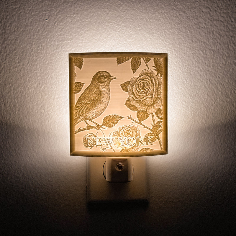 New York State Bird & Flower Nightlight