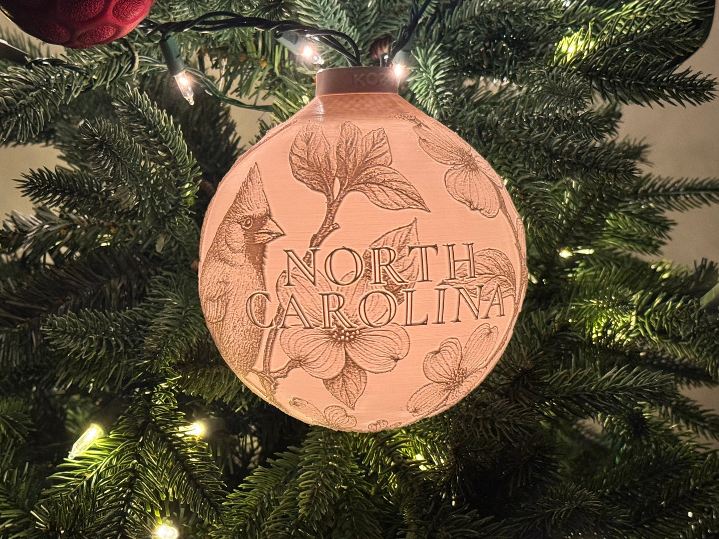 North Carolina State Bird & Flower Ornament