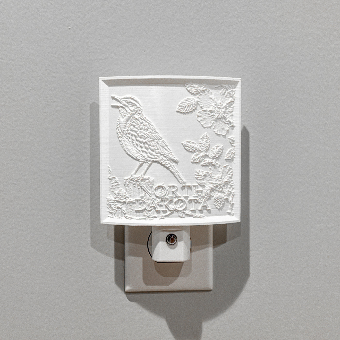 North Dakota State Bird & Flower Nightlight