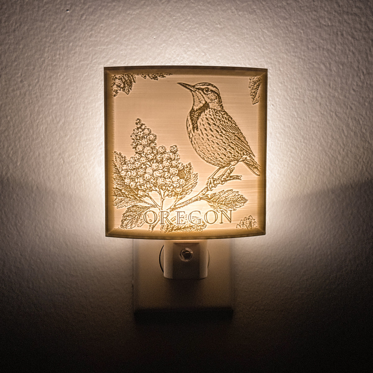 Oregon State Bird & Flower Nightlight