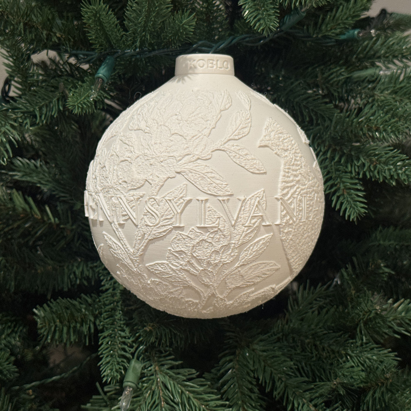 Pennsylvania State Bird & Flower Ornament