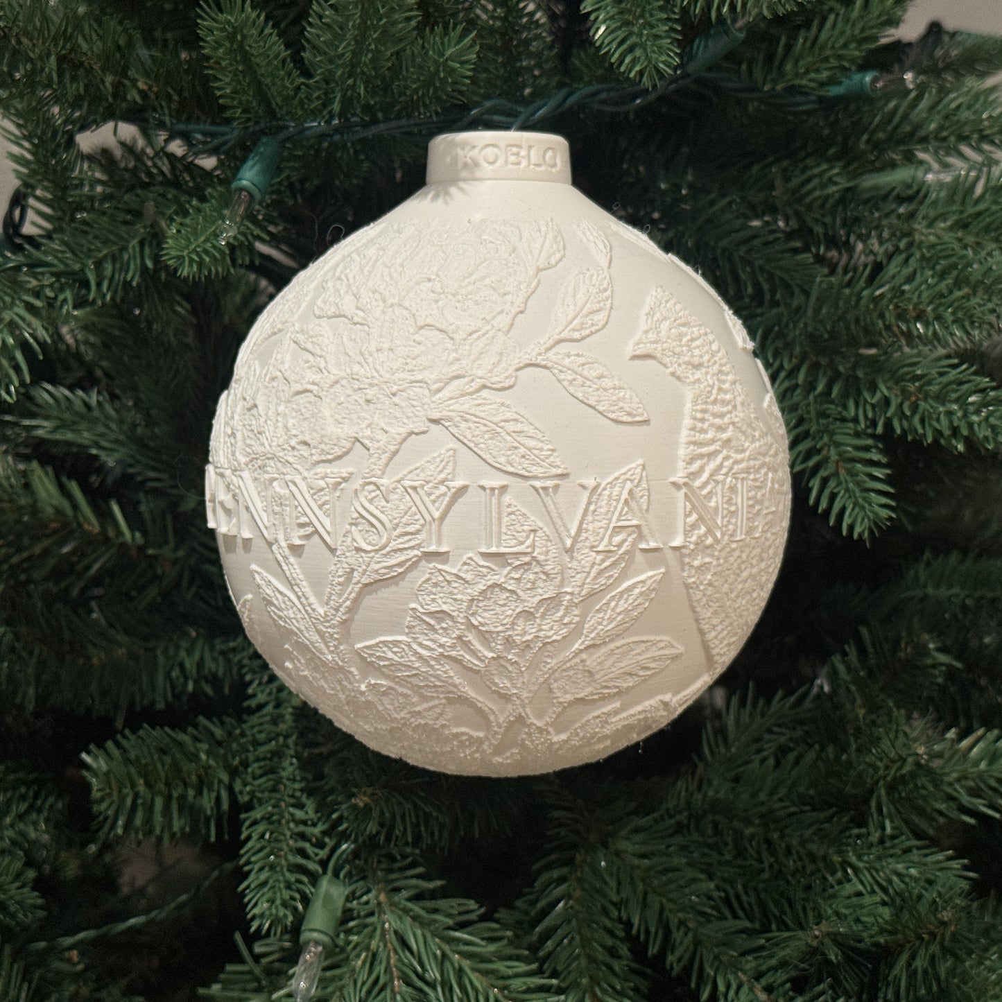 Pennsylvania State Bird & Flower Ornament