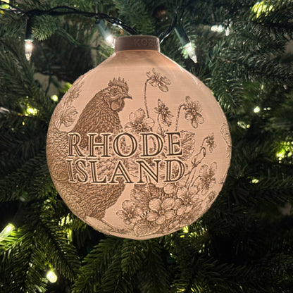 Rhode Island - Ornament On