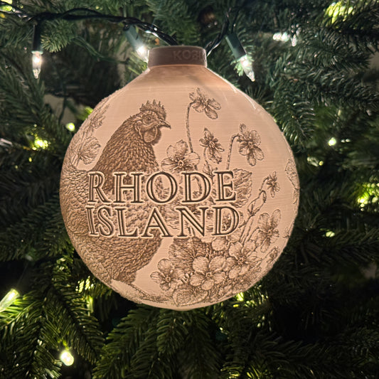 Rhode Island - Ornament On