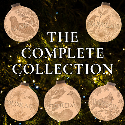 Fifty States Ornaments | The Complete Collection