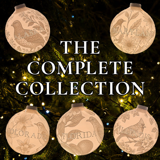 Fifty States Ornaments | The Complete Collection