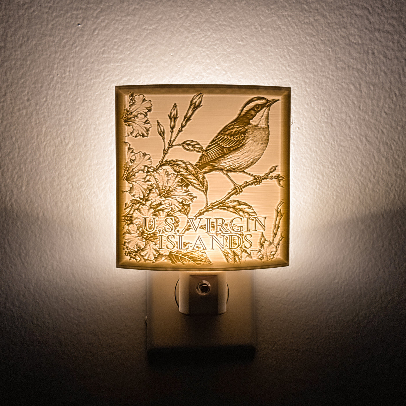 U.S. Virgin Islands Bird & Flower Nightlight