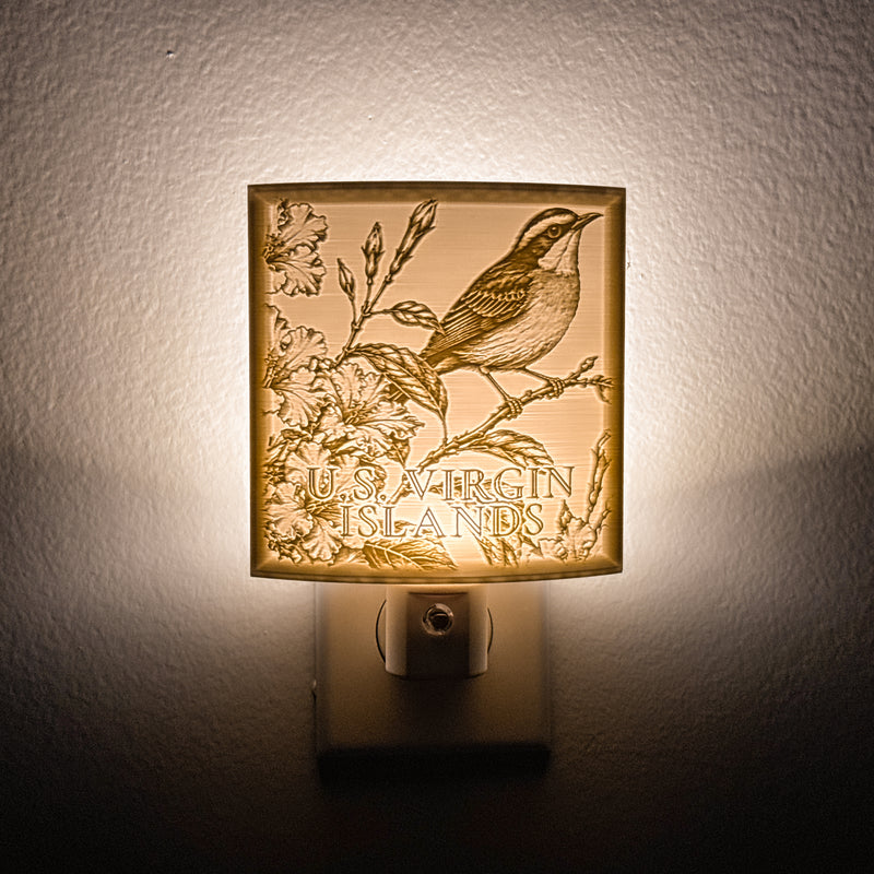 U.S. Virgin Islands Bird & Flower Nightlight