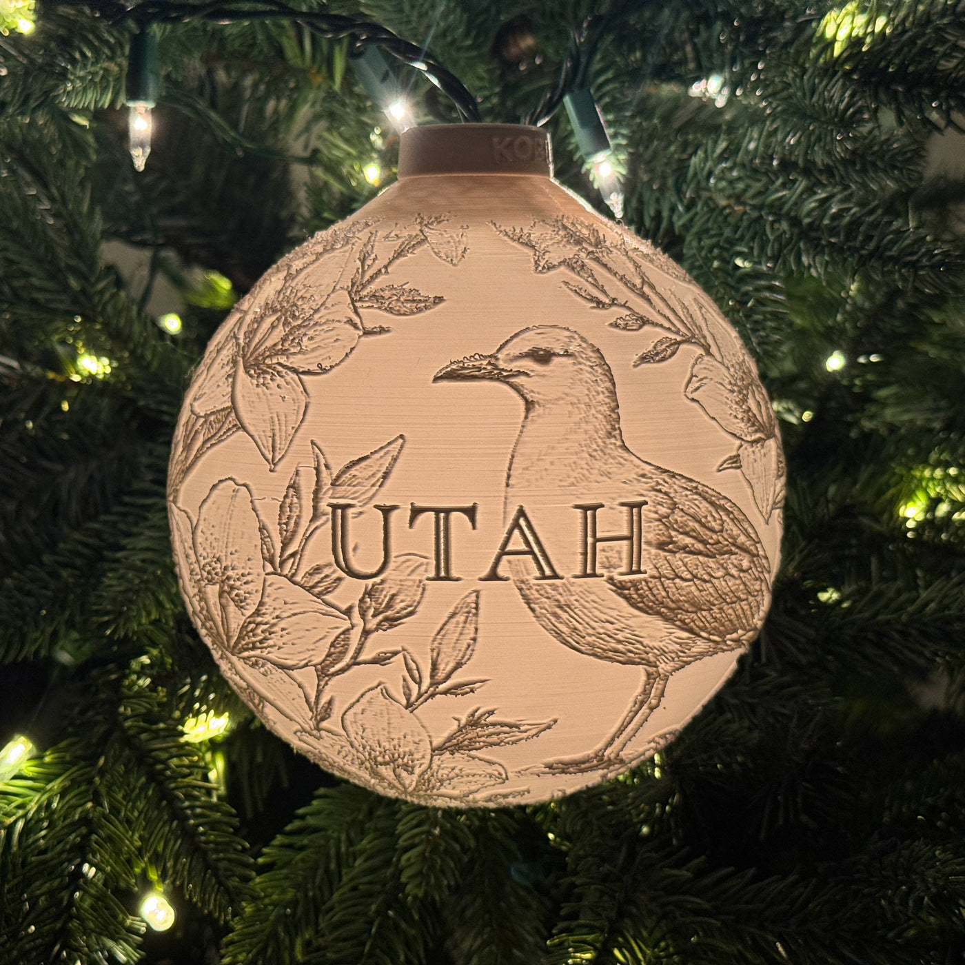 Utah State Bird & Flower Ornament