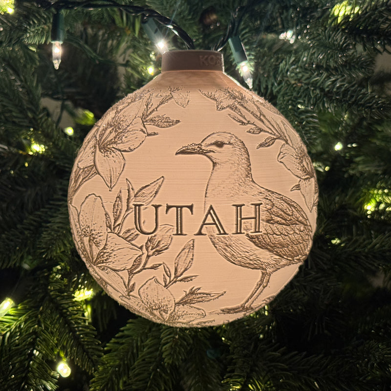 Utah State Bird & Flower Ornament