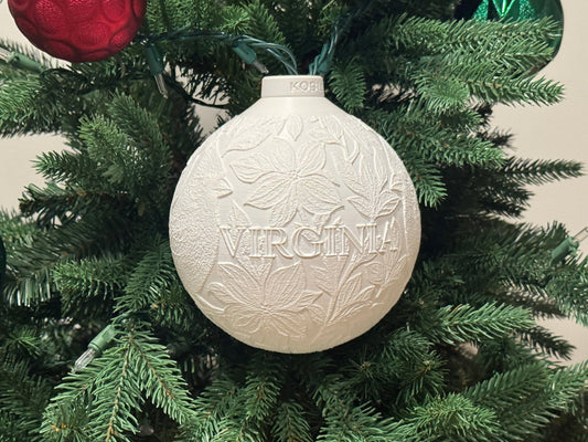 Virginia State Bird & Flower Ornament