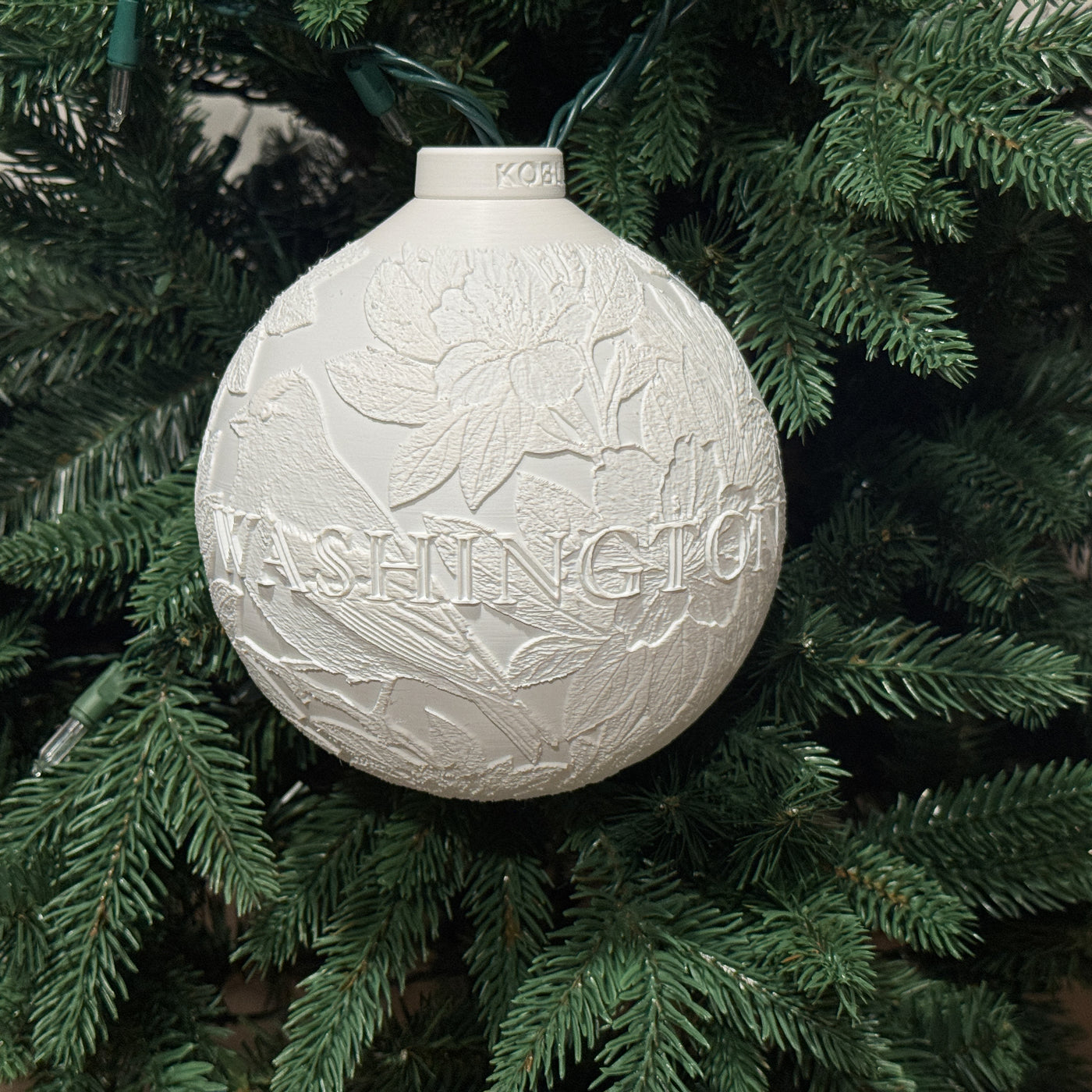 Washington State Bird & Flower Ornament