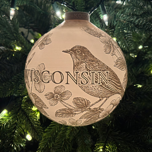 Wisconsin - Ornament On