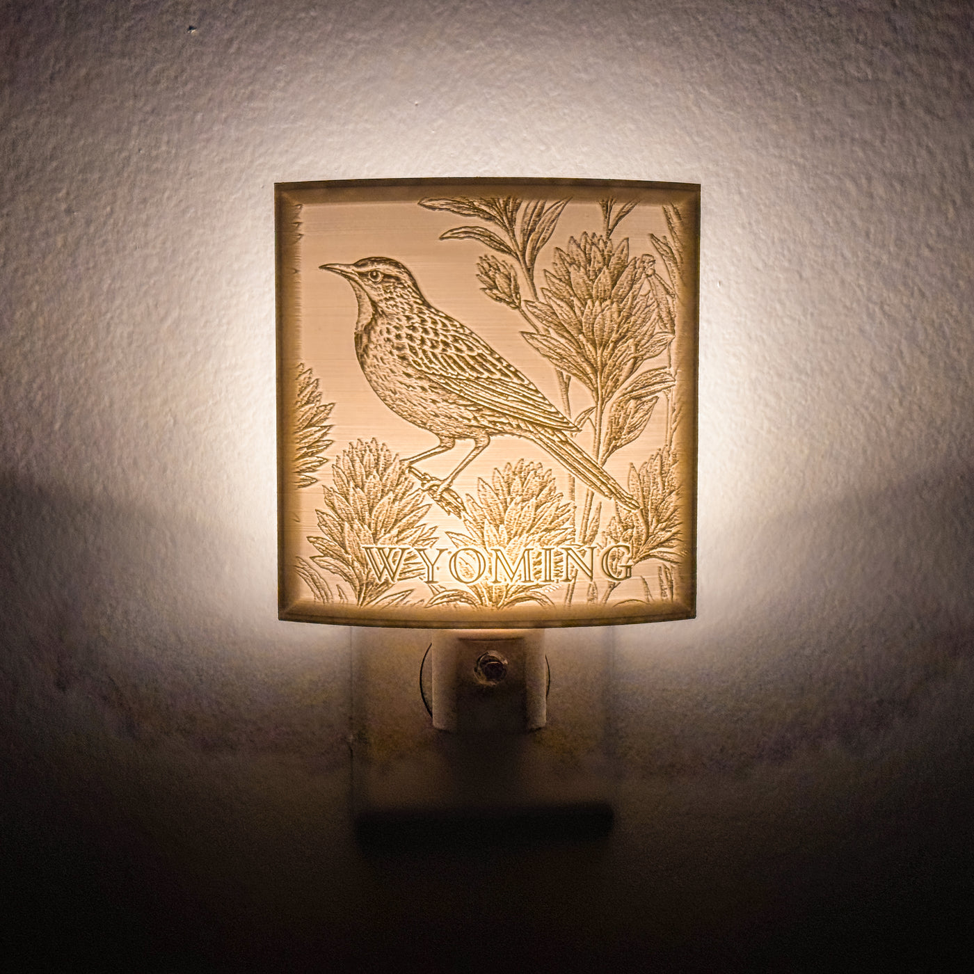 Wyoming State Bird & Flower Nightlight