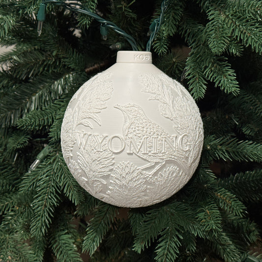 Wyoming State Bird & Flower Ornament